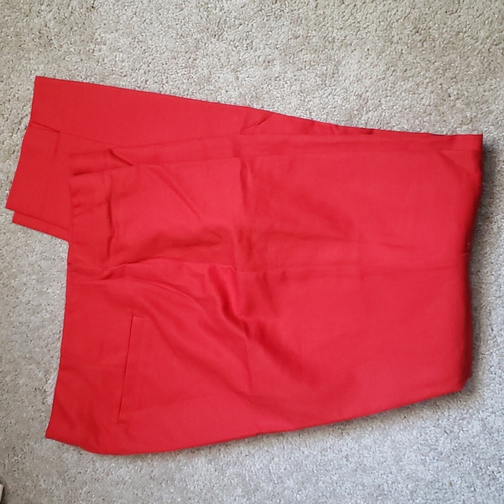 Crosby Poppy red size 6 women's dress pants